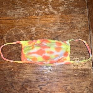 Cotton Orange and Yellow Mask